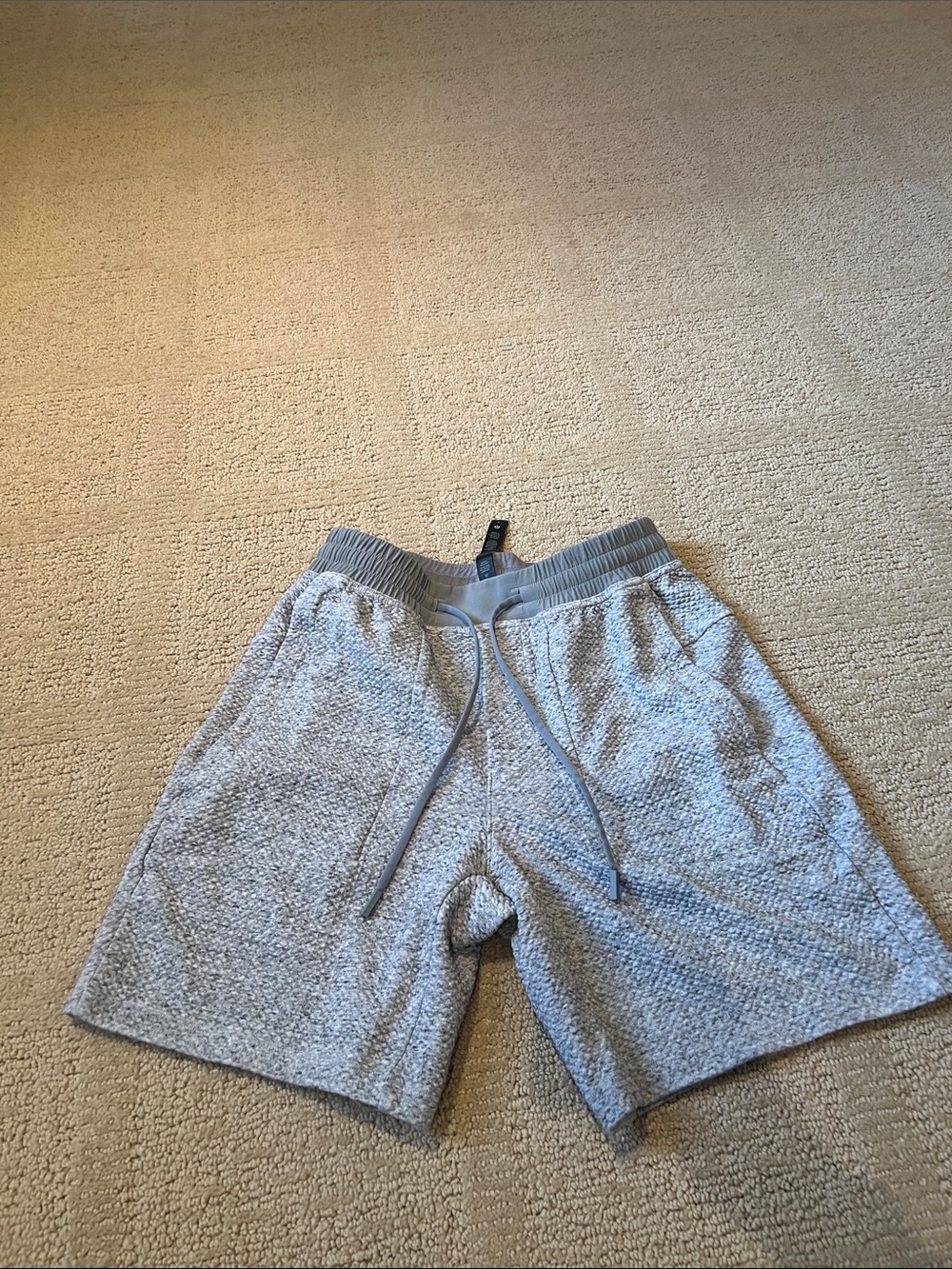 Men's Grey Heather Knit Lounge Shorts